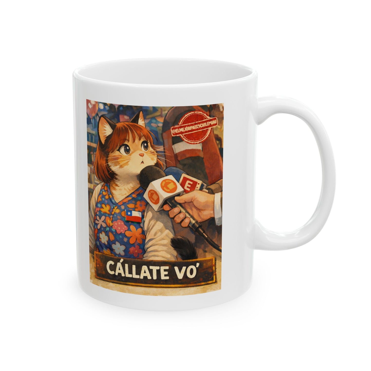 Ceramic Mug No Soy Na Material de los Weones Iconic Chilean Phrase tazas humor chileno