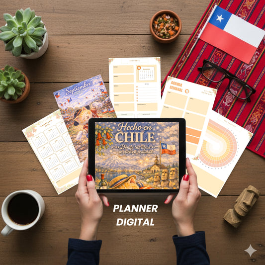 Planner Digital 2026 Chile | Agenda Digital con Gatitos | Calendario + Finanzas + Hábitos | Descarga Instantánea PDF
